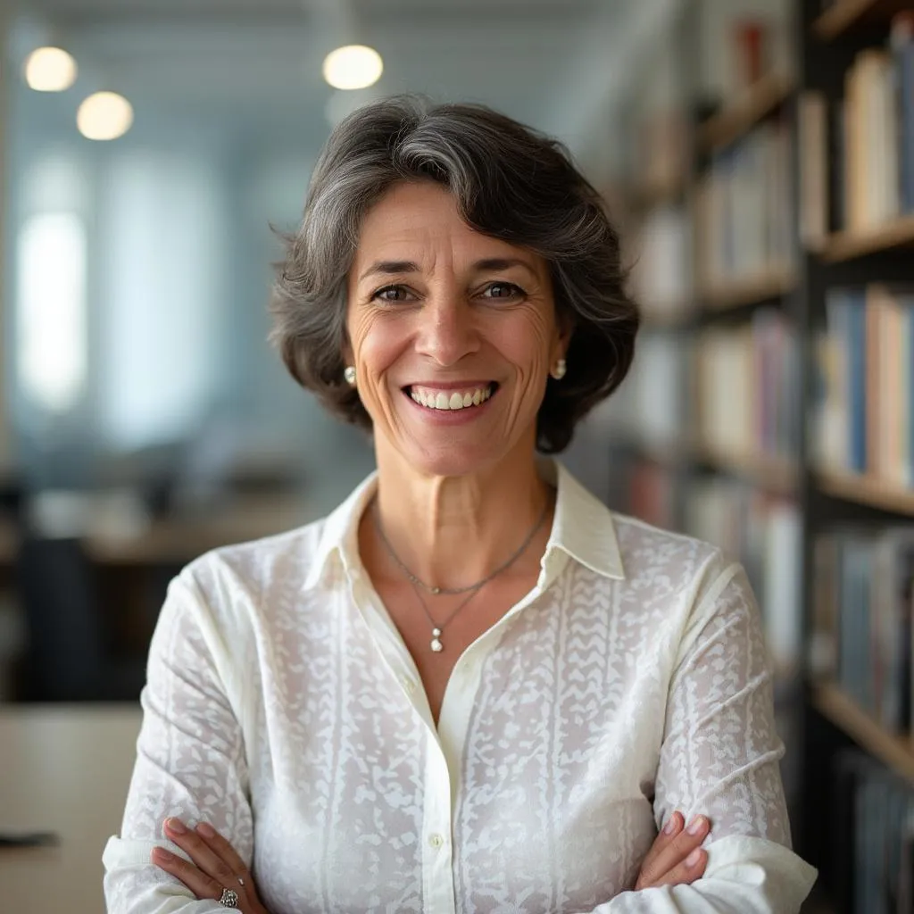 Foto de Elena Vargas, Directora Académica
